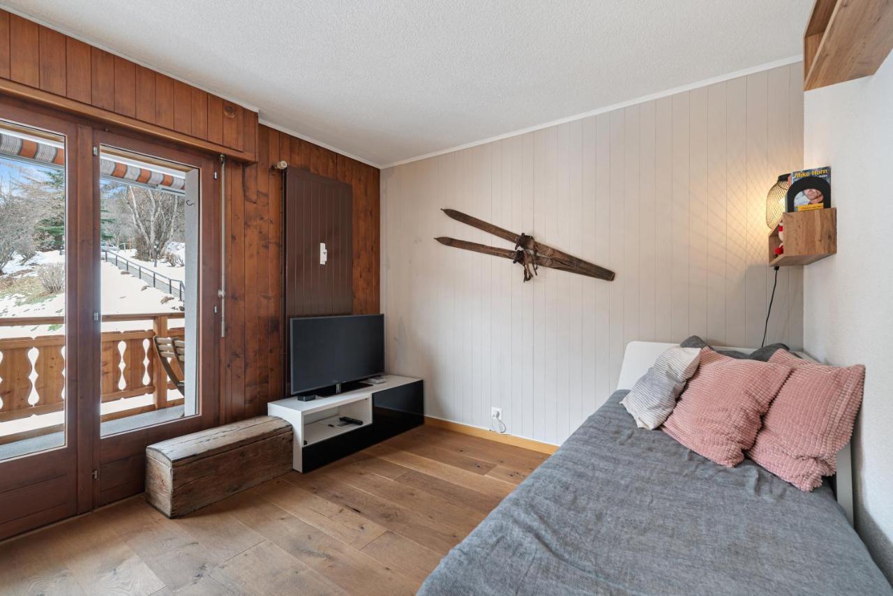 Appartement Chaleureux A Ovronnaz Dış mekan fotoğraf