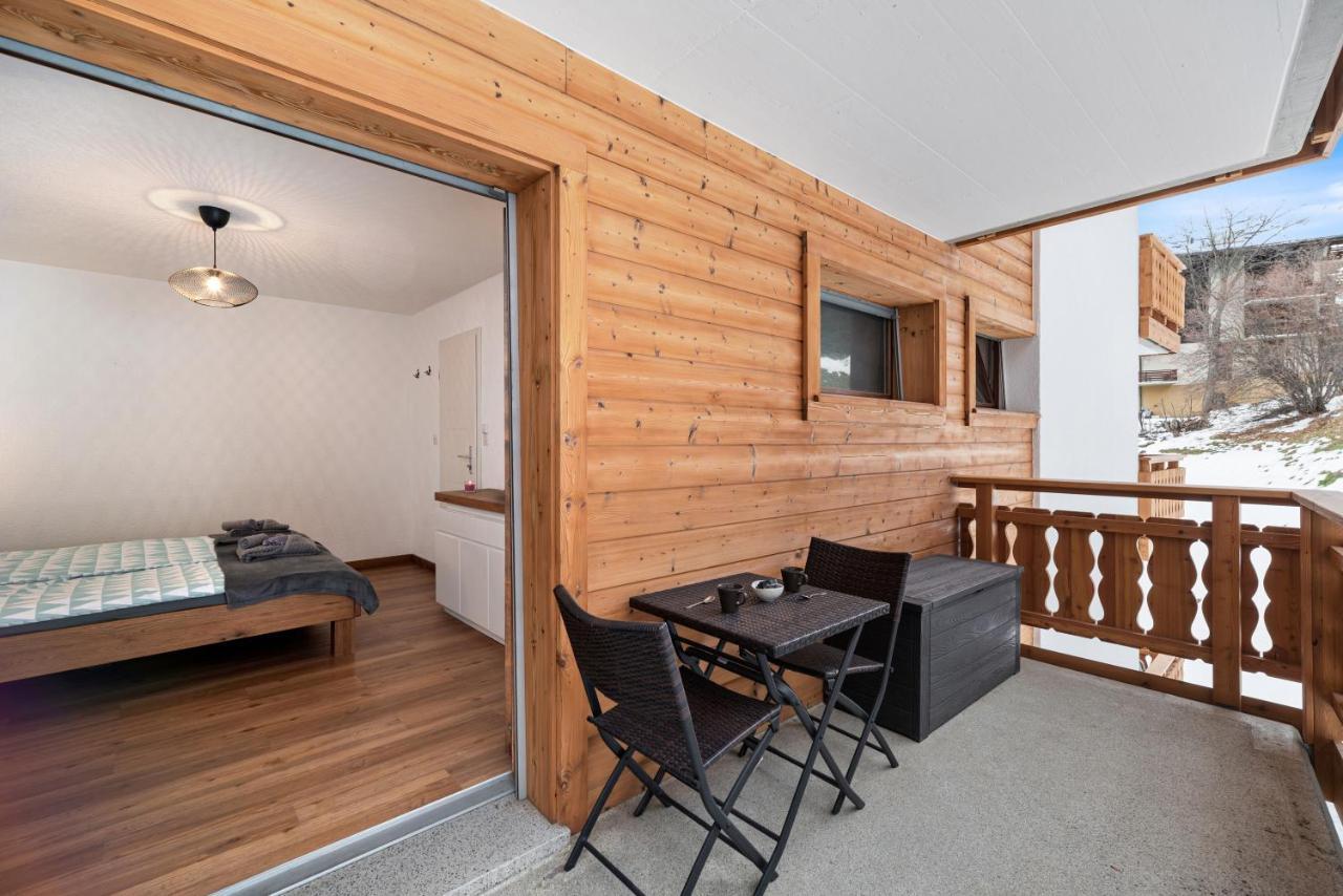 Appartement Chaleureux A Ovronnaz Dış mekan fotoğraf